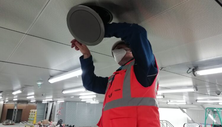 Crédit Equans France Métro Rennes Ligne B – installation système sonorisation collaborateur Equans 2